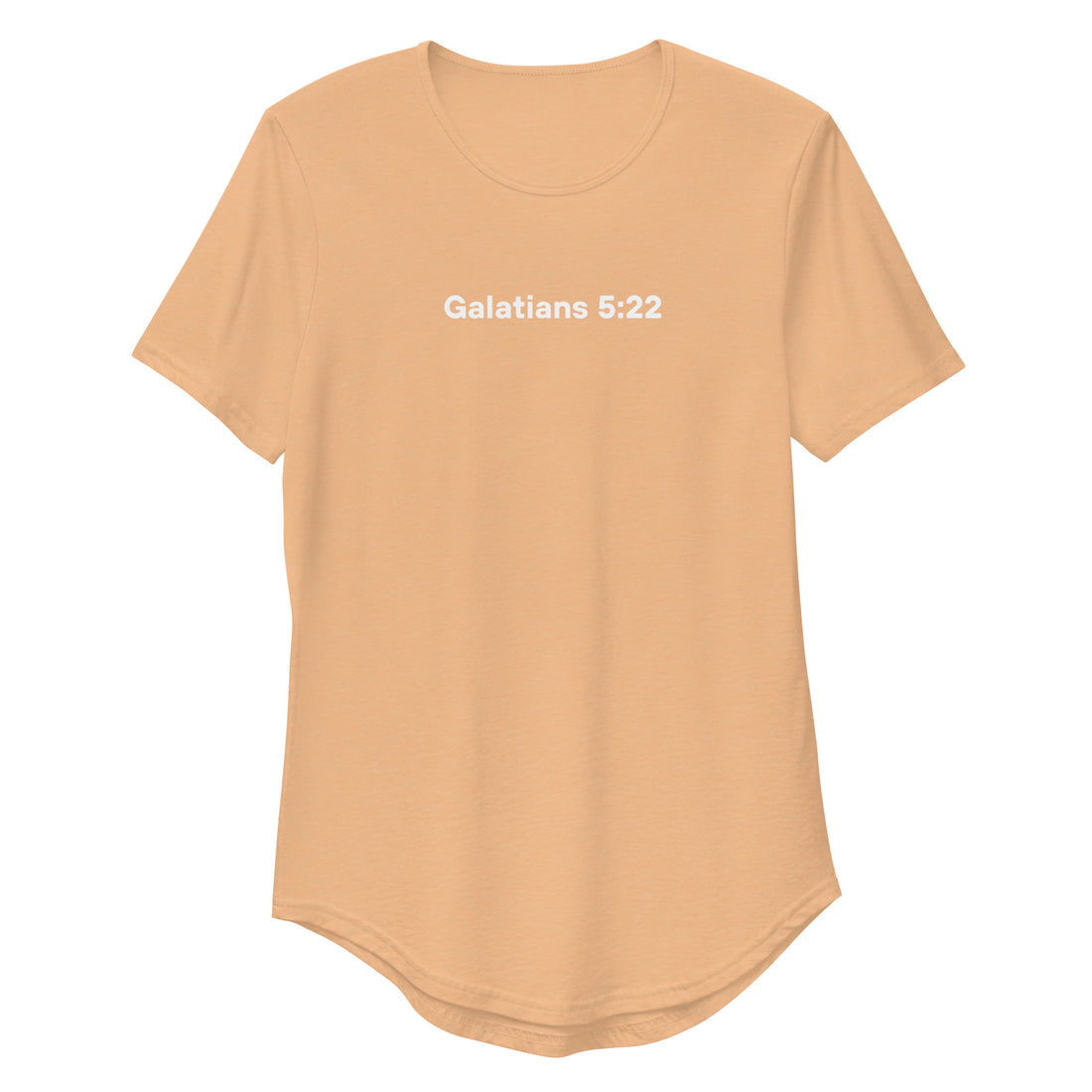 Galatians 5:22 (Curved Hem T-Shirt)