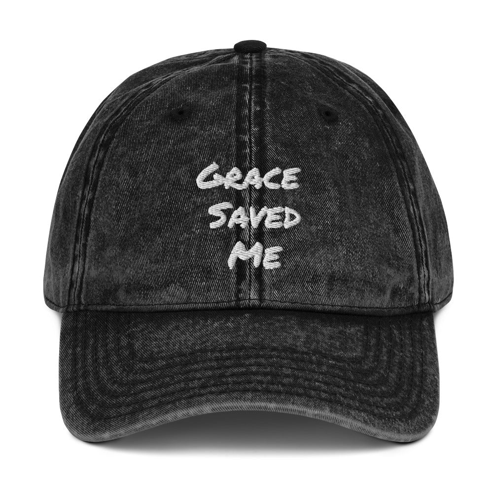 Grace Saved Me Hat
